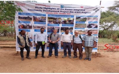 On October 31st, 2022 the funding agency (Horizont3000) donor representatives together with SCORE leadership paid a visit to the South Omo, Hamer Woreda to observe the current status of the project implementation!